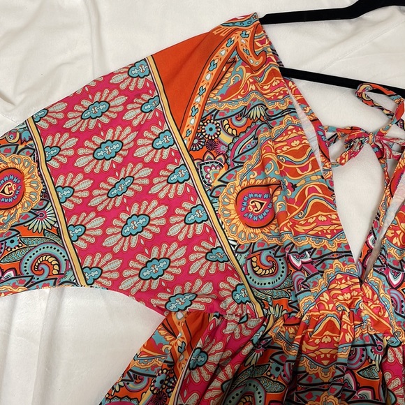 Sundress / coverup Colorful Sz L - Picture 9 of 11